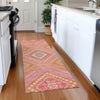 Piper Looms Mayfield Tribal AMF1010 Coral Machine Washable Area Rug Runner Lifestyle Image Feature