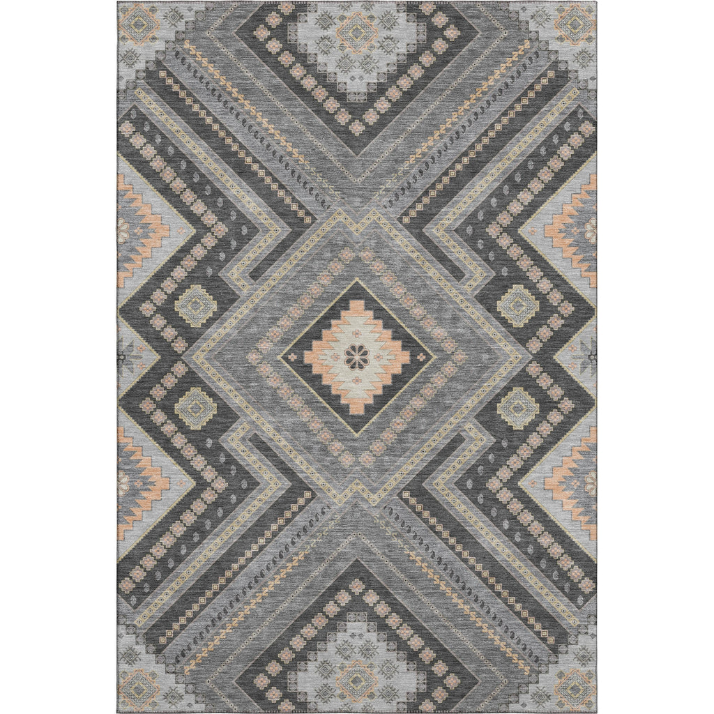 Piper Looms Mayfield Tribal AMF1010 Gray Machine Washable Area Rug main image