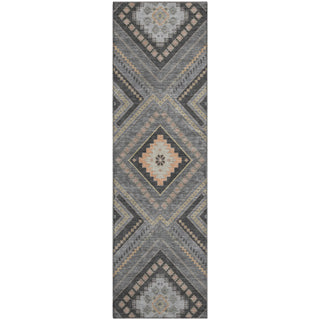 Piper Looms Mayfield Tribal AMF1010 Gray Machine Washable Area Rug Runner Main Image