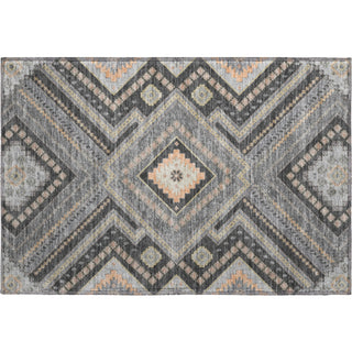 Piper Looms Mayfield Tribal AMF1010 Gray Machine Washable Area Rug Scatter Main Image