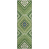 Piper Looms Mayfield Tribal AMF1010 Green Machine Washable Area Rug Runner Main Image