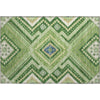Piper Looms Mayfield Tribal AMF1010 Green Machine Washable Area Rug Scatter Main Image