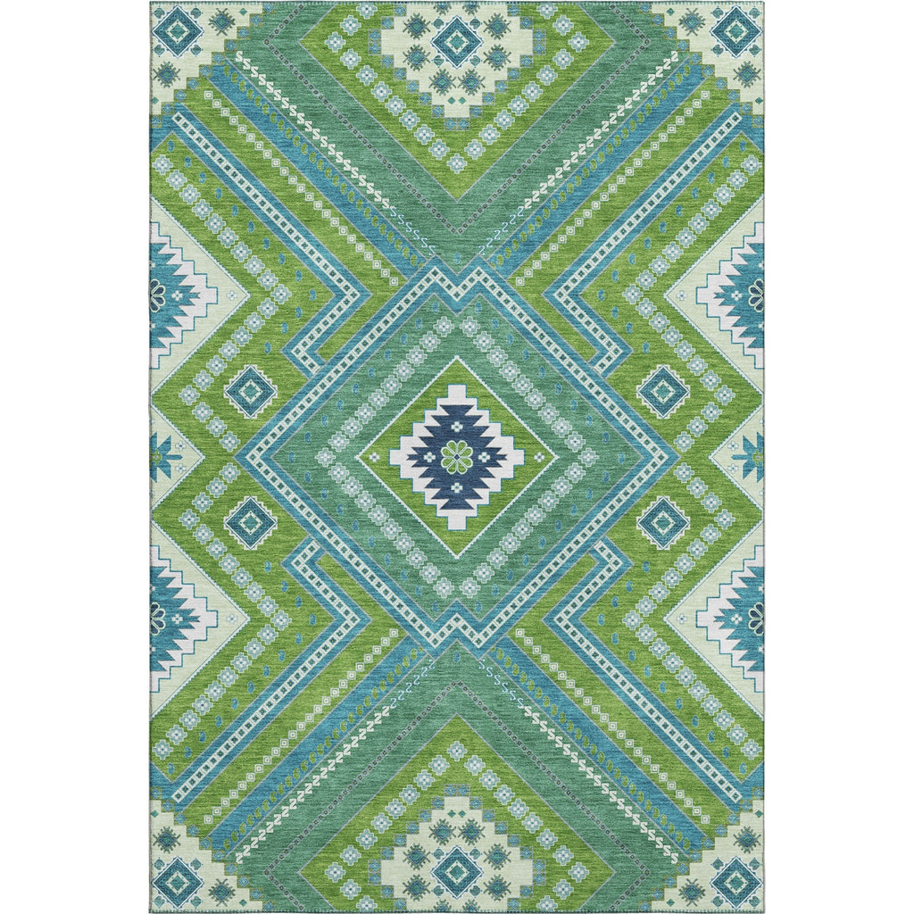 Piper Looms Mayfield Tribal AMF1010 Lime Machine Washable Area Rug main image