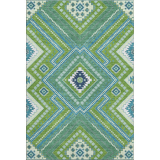 Piper Looms Mayfield Tribal AMF1010 Lime Machine Washable Area Rug main image