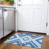 Piper Looms Mayfield Tribal AMF1010 Navy Machine Washable Area Rug Scatter Lifestyle Image Feature