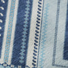 Piper Looms Mayfield Tribal AMF1010 Navy Machine Washable Area Rug Swatch Image