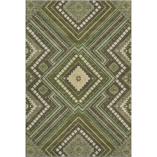 Piper Looms Mayfield Tribal AMF1010 Olive Machine Washable Area Rug main image