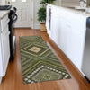 Piper Looms Mayfield Tribal AMF1010 Olive Machine Washable Area Rug Runner Lifestyle Image Feature