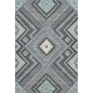 Piper Looms Mayfield Tribal AMF1010 Pewter Machine Washable Area Rug main image