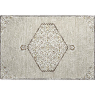 Piper Looms Mayfield Oriental AMF1011 Beige Machine Washable Area Rug Scatter Main Image