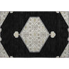 Piper Looms Mayfield Oriental AMF1011 Black Machine Washable Area Rug Scatter Main Image