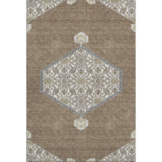 Piper Looms Mayfield Oriental AMF1011 Brown Machine Washable Area Rug main image