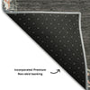 Piper Looms Mayfield Oriental AMF1011 Charcoal Machine Washable Area Rug Backing Image