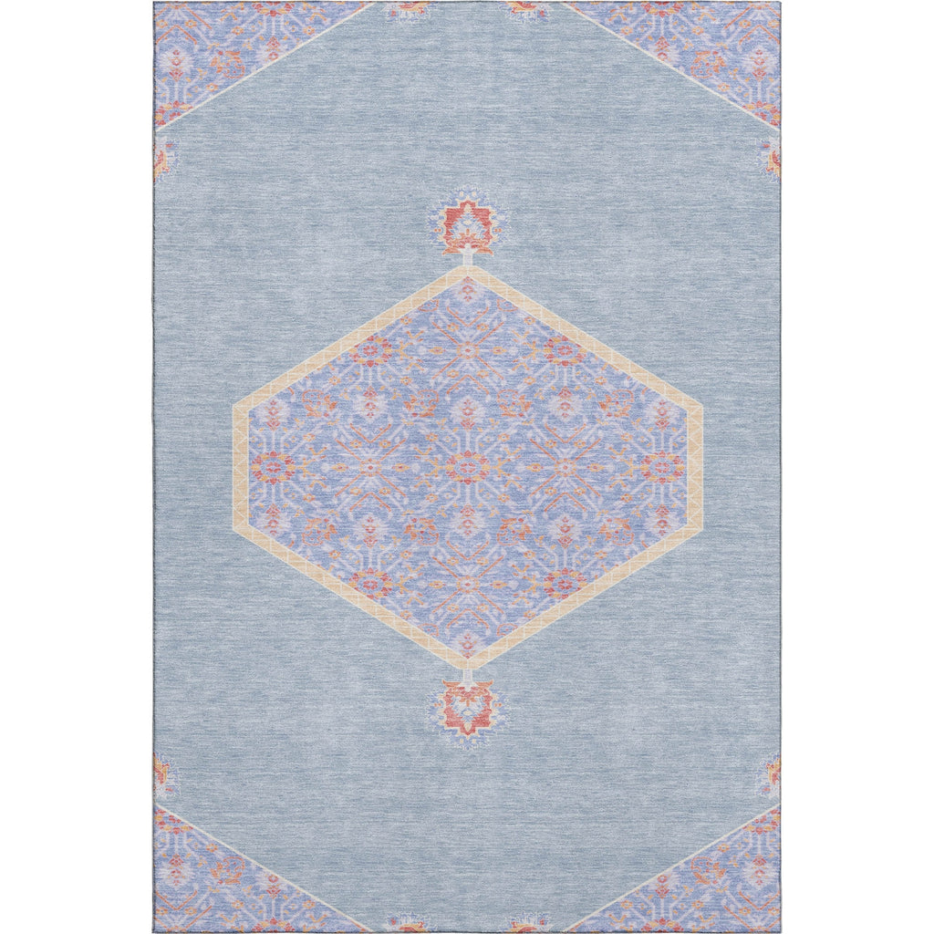 Piper Looms Mayfield Oriental AMF1011 Denim Machine Washable Area Rug main image