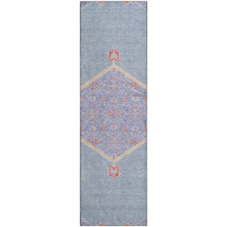 Piper Looms Mayfield Oriental AMF1011 Denim Machine Washable Area Rug Runner Main Image