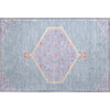 Piper Looms Mayfield Oriental AMF1011 Denim Machine Washable Area Rug Scatter Main Image