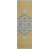 Piper Looms Mayfield Oriental AMF1011 Gold Machine Washable Area Rug Runner Main Image