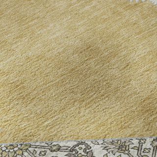 Piper Looms Mayfield Oriental AMF1011 Gold Machine Washable Area Rug Swatch Image