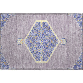 Piper Looms Mayfield Oriental AMF1011 Lavender Machine Washable Area Rug Scatter Main Image