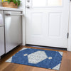 Piper Looms Mayfield Oriental AMF1011 Navy Machine Washable Area Rug Scatter Lifestyle Image Feature