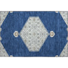 Piper Looms Mayfield Oriental AMF1011 Navy Machine Washable Area Rug Scatter Main Image