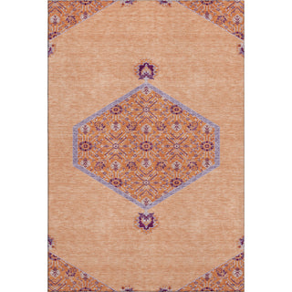 Piper Looms Mayfield Oriental AMF1011 Peach Machine Washable Area Rug main image