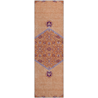 Piper Looms Mayfield Oriental AMF1011 Peach Machine Washable Area Rug Runner Main Image