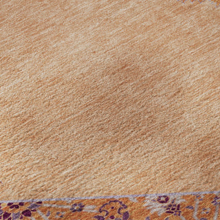 Piper Looms Mayfield Oriental AMF1011 Peach Machine Washable Area Rug Swatch Image