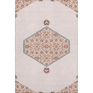 Piper Looms Mayfield Oriental AMF1011 Pink Machine Washable Area Rug main image