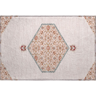 Piper Looms Mayfield Oriental AMF1011 Pink Machine Washable Area Rug Scatter Main Image
