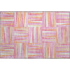 Piper Looms Mayfield Squares AMF1012 Blush Machine Washable Area Rug Scatter Main Image