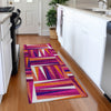 Piper Looms Mayfield Squares AMF1012 Garnet Machine Washable Area Rug Runner Lifestyle Image Feature