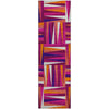 Piper Looms Mayfield Squares AMF1012 Garnet Machine Washable Area Rug Runner Main Image