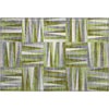 Piper Looms Mayfield Squares AMF1012 Green Machine Washable Area Rug Scatter Main Image