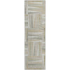 Piper Looms Mayfield Squares AMF1012 Ivory Machine Washable Area Rug Runner Main Image