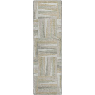 Piper Looms Mayfield Squares AMF1012 Ivory Machine Washable Area Rug Runner Main Image
