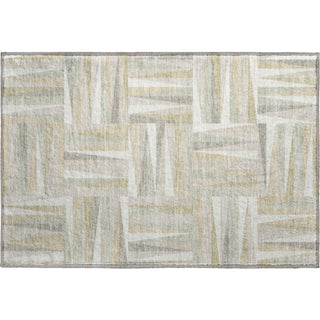 Piper Looms Mayfield Squares AMF1012 Ivory Machine Washable Area Rug Scatter Main Image