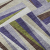 Piper Looms Mayfield Squares AMF1012 Lavender Machine Washable Area Rug Swatch Image