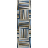 Piper Looms Mayfield Squares AMF1012 Navy Machine Washable Area Rug Runner Main Image