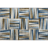 Piper Looms Mayfield Squares AMF1012 Navy Machine Washable Area Rug Scatter Main Image