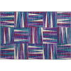 Piper Looms Mayfield Squares AMF1012 Purple Machine Washable Area Rug Scatter Main Image