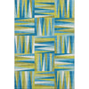 Piper Looms Mayfield Squares AMF1012 Teal Machine Washable Area Rug main image