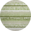 Piper Looms Mayfield Stripes AMF1013 Aloe Machine Washable Area Rug Round Main Image