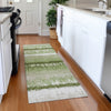 Piper Looms Mayfield Stripes AMF1013 Aloe Machine Washable Area Rug Runner Lifestyle Image Feature