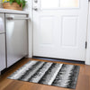 Piper Looms Mayfield Stripes AMF1013 Black Machine Washable Area Rug Scatter Lifestyle Image Feature