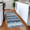Piper Looms Mayfield Stripes AMF1013 Blue Machine Washable Area Rug Runner Lifestyle Image Feature