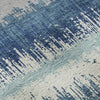 Piper Looms Mayfield Stripes AMF1013 Blue Machine Washable Area Rug Swatch Image