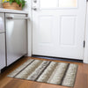 Piper Looms Mayfield Stripes AMF1013 Brown Machine Washable Area Rug Scatter Lifestyle Image Feature