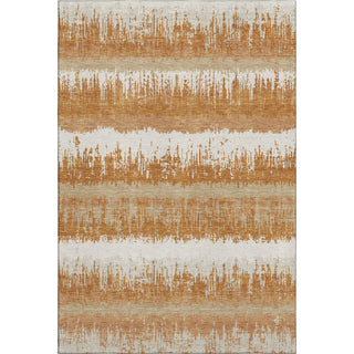 Piper Looms Mayfield Stripes AMF1013 Copper Machine Washable Area Rug main image