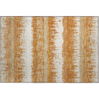 Piper Looms Mayfield Stripes AMF1013 Copper Machine Washable Area Rug Scatter Main Image